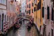 Canal with gondoliers
San Marco district, Venice, Italy