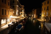 Quiet street and canal in Dorsoduro district, Venice, Italy