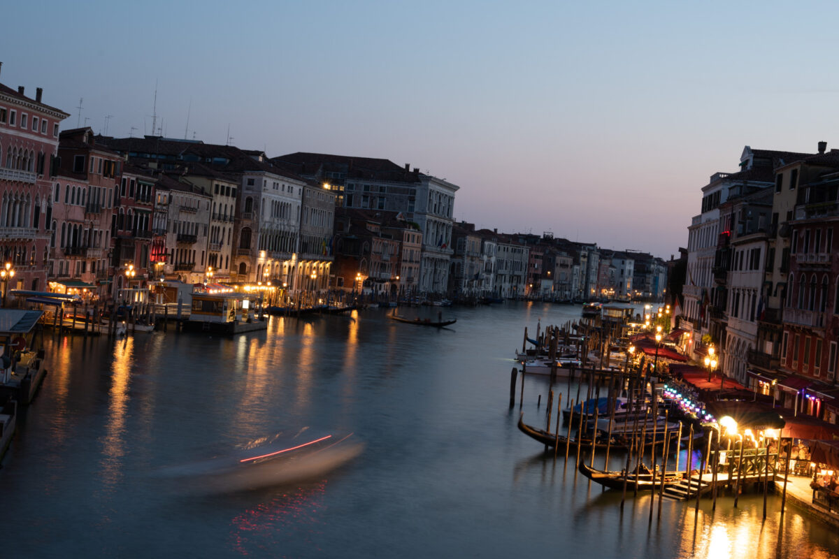Venice – Iconic tourist spots in the evening
